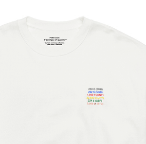 Current Currency<br>Global price sweatshirt<br>White, 2019