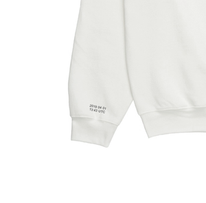 Current Currency<br>Global price sweatshirt<br>White, 2019