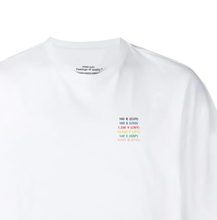 Load image into Gallery viewer, Current Currency&lt;br&gt;Global price t-shirt&lt;br&gt;White, 2019